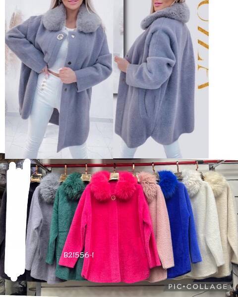 Płaszcze damskie B21556-1 1 kolor Standard