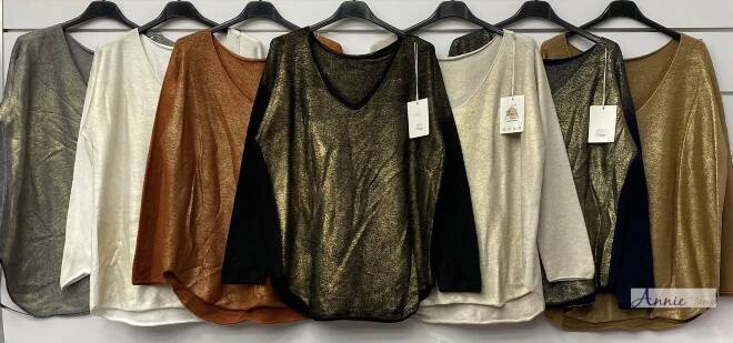 Sweter damskie 3123 MIX KOLOR  Standard  (Towar włoskie) 1