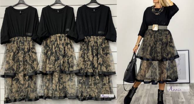 Sukienka damskie 3130 MIX KOLOR  Standard  (Towar włoskie) 1