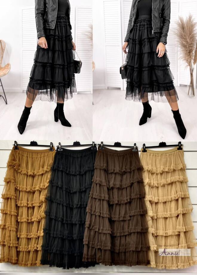 Spodnica damskie 3131 MIX KOLOR  Standard  (Towar włoskie)