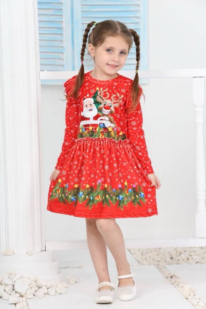 Sukienka dziewczęce 3149 1 kolor  4-10