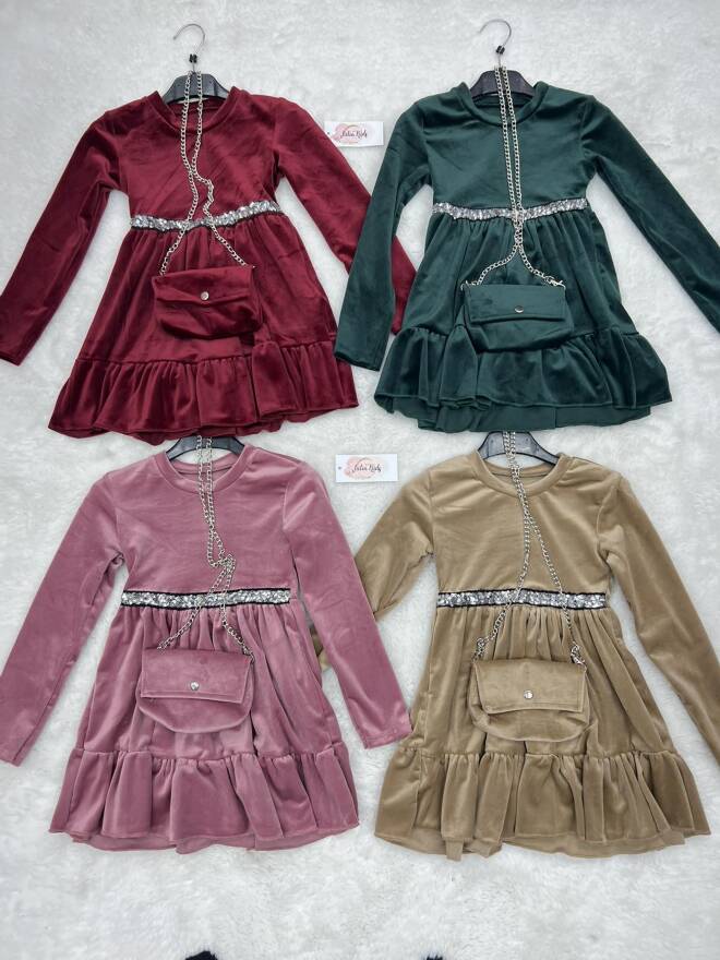 Sukienka dziewczęce 3155 1 kolor  4-14 1