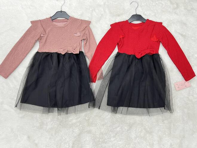 Sukienka dziewczęce 3156 1 kolor  4-14