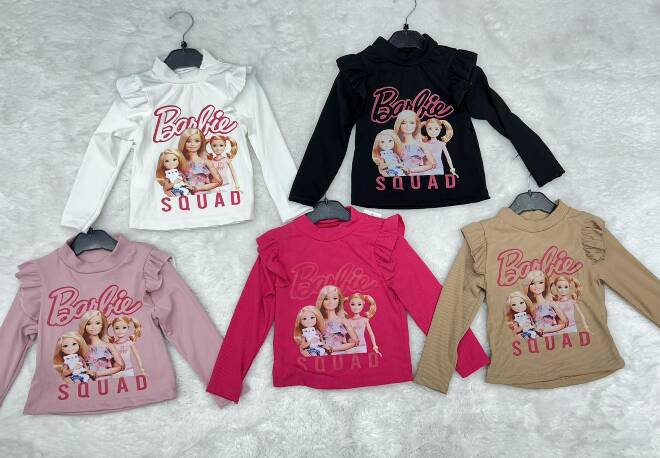 Bluzka dziewczęce 3158 1 kolor  4-14