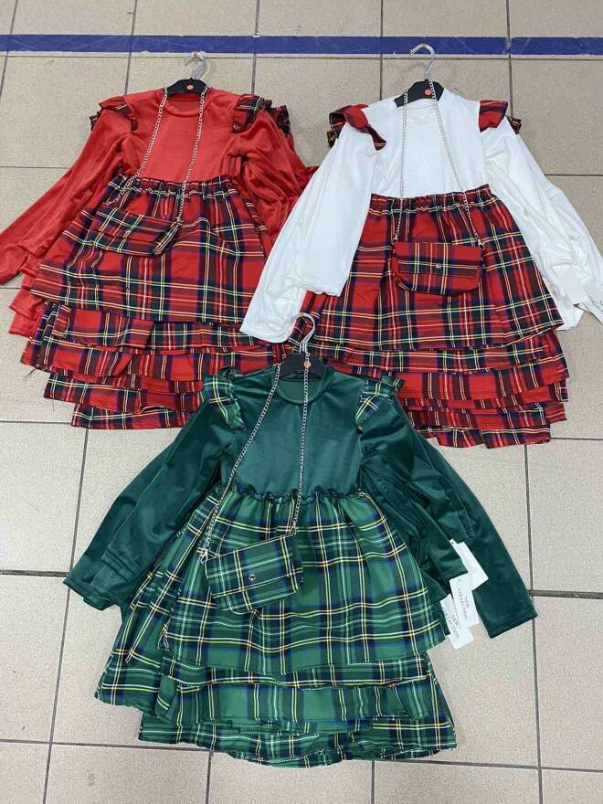 Sukienka dziewczęca 3161 1 kolor  4-14