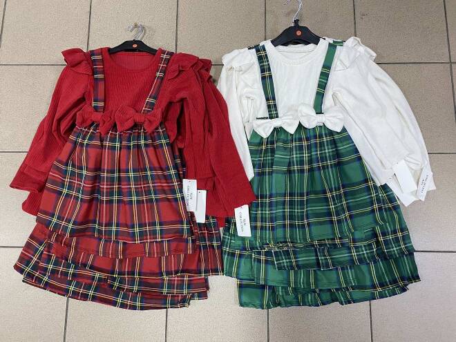 Sukienka dziewczęca 3162 1 kolor  4-14 1