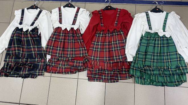 Sukienka dziewczęca 3163 1 kolor  4-14 1