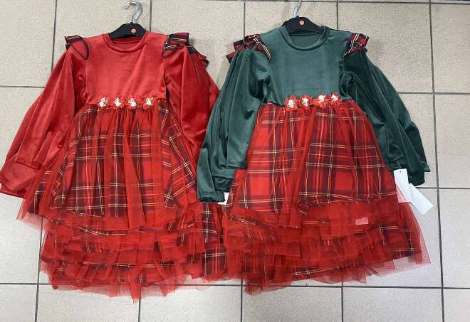 Sukienka dziewczęca 3165 1 kolor  4-14 1