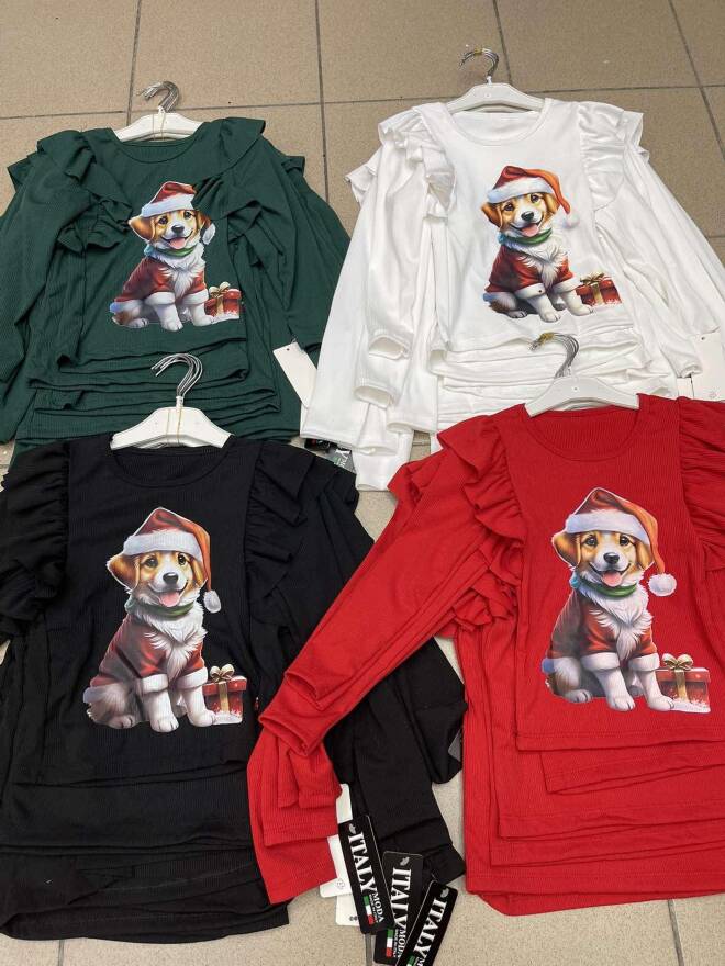 Bluzka dziewczęca 3170 1 kolor  4-14