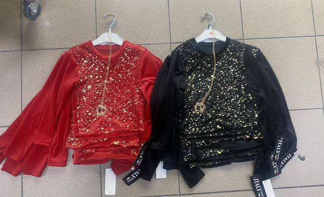 Bluzka dziewczęca 3177 1 kolor  4-14