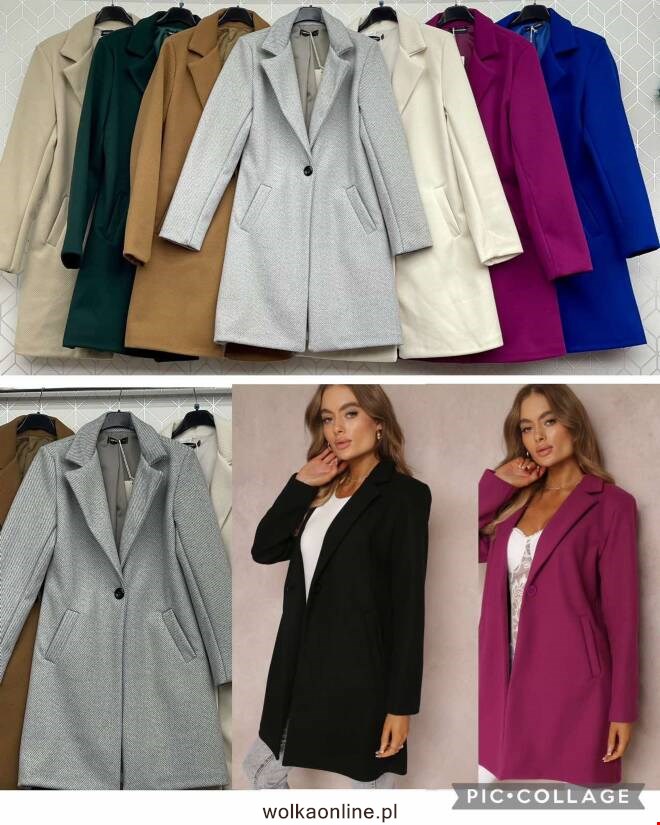 Płaszcze damskie 3181 1 kolor  S-XL  (Towar włoskie)