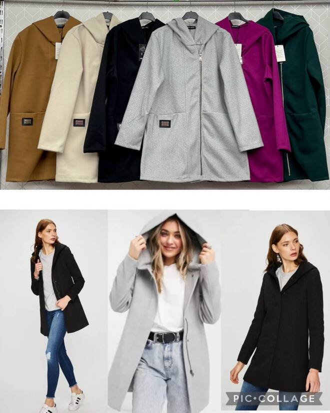 Płaszcze damskie 3185 1 kolor  Standard  (Towar włoskie) 1