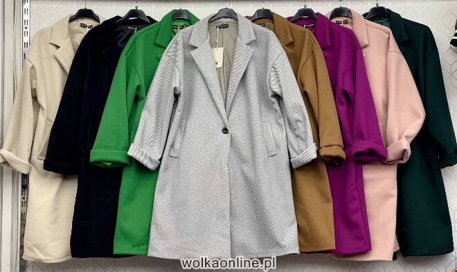 Płaszcze damskie 3187 1 kolor  L-4XL  (Towar włoskie)