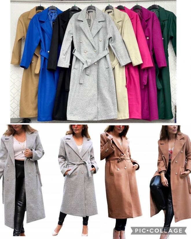 Płaszcze damskie 3189 1 kolor  S-2XL  (Towar włoskie) 1