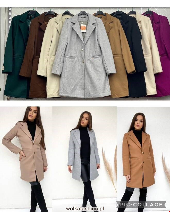 Płaszcze damskie 3190 1 kolor  Standard  (Towar włoskie)