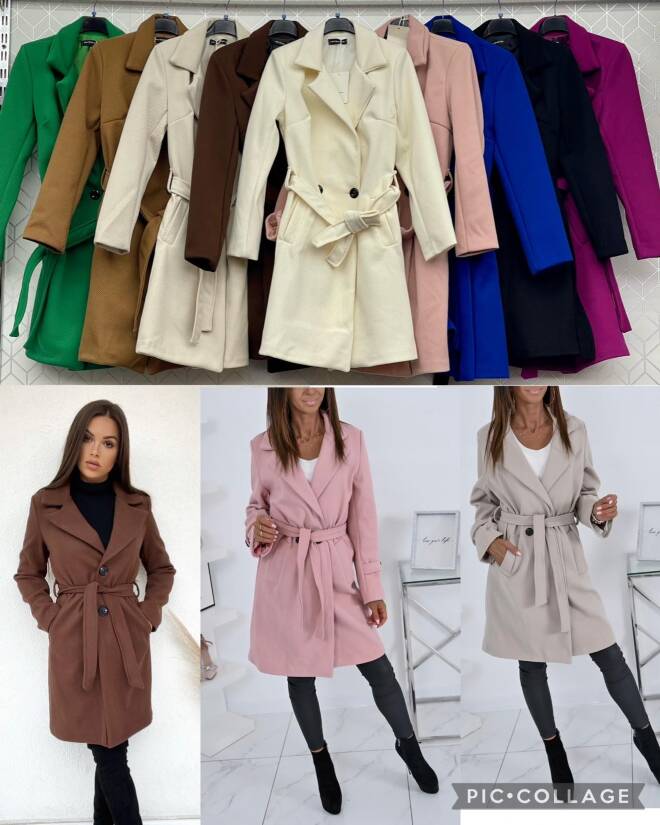 Płaszcze damskie 3193 1 kolor  S-2XL  (Towar włoskie) 1