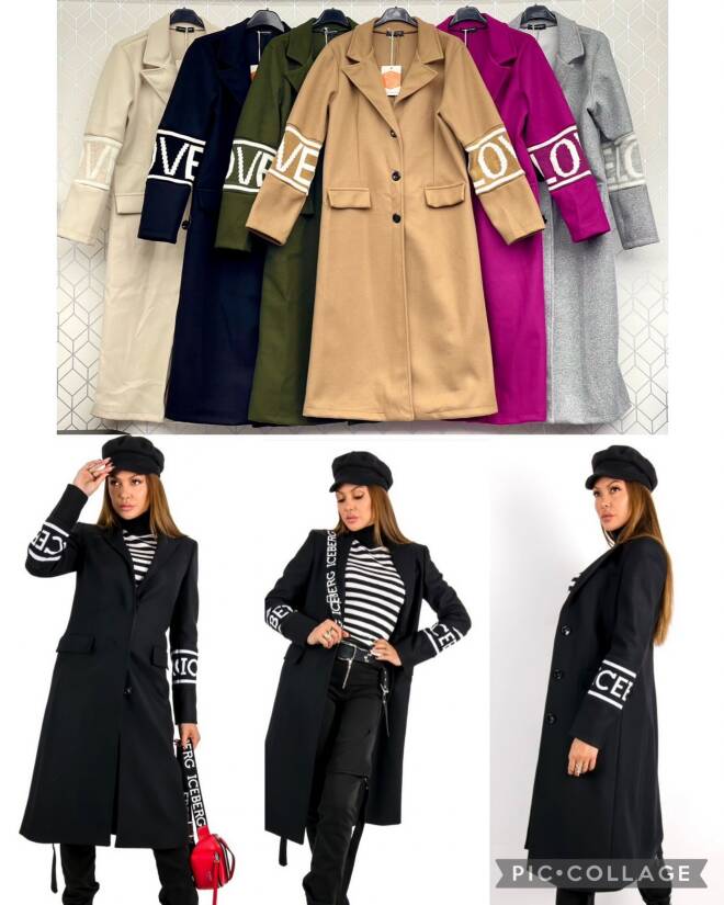 Płaszcze damskie 3196 1 kolor  Standard  (Towar włoskie) 1