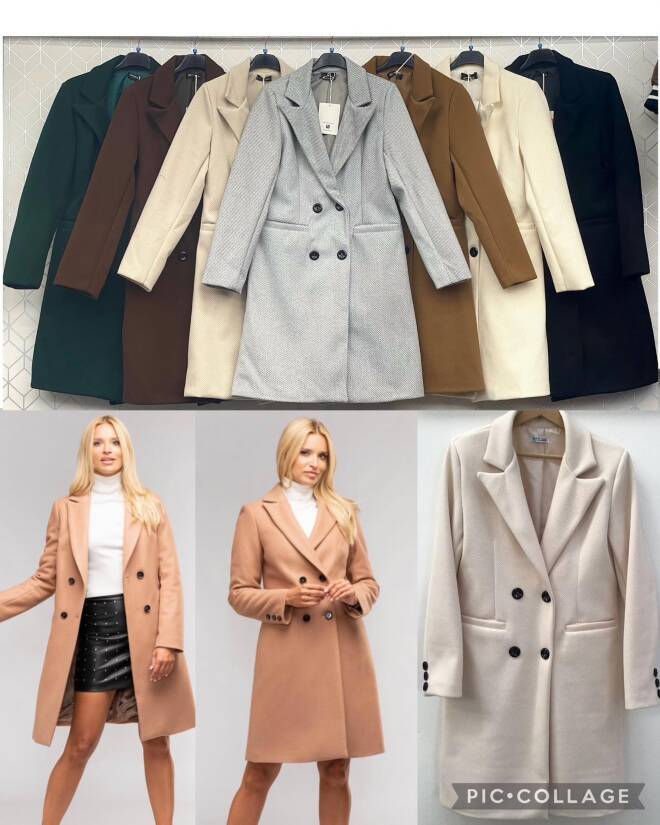 Płaszcze damskie 3199 1 kolor  S-2XL  (Towar włoskie) 1