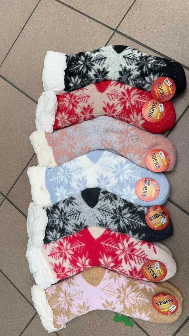 Kapcie- skarpety damskie  3201 Mix KOLOR  35-42 1