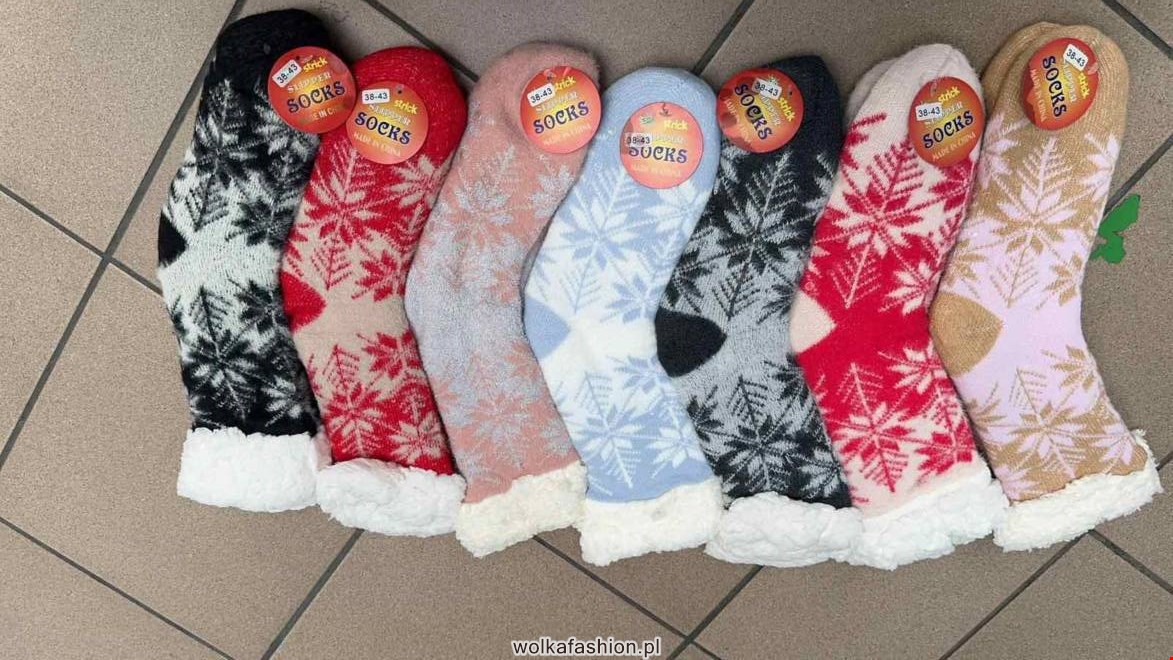 Kapcie- skarpety damskie  3201 Mix KOLOR  35-42 1