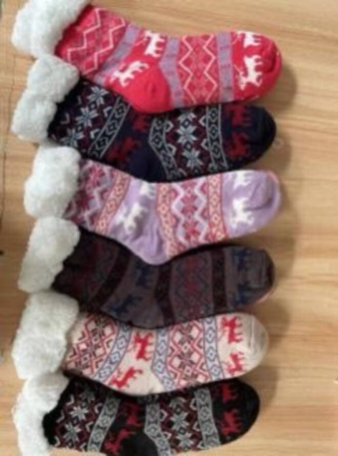 Kapcie- skarpety damskie  3205 Mix KOLOR  35-42 1