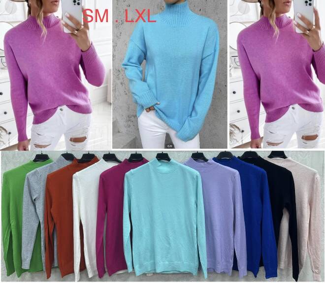 Sweter damskie 3214 Mix KOLOR  S/M-L/XL