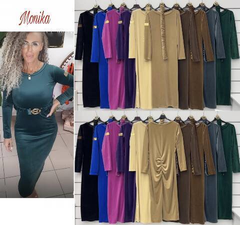 Sukienka damskie 3224 Mix kolor Standard (Towar Włoskie) 1