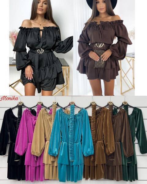 Sukienka damskie 3228 Mix kolor Standard (Towar Włoskie) 1