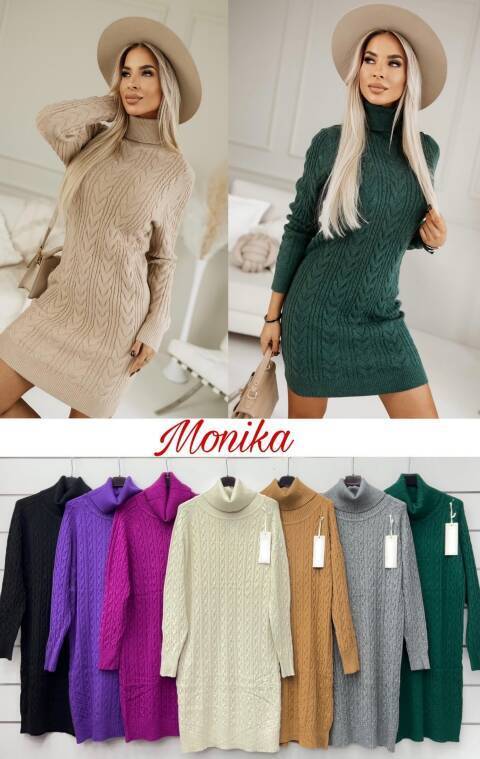 Sukienka damskie 3230 Mix kolor Standard (Towar Włoskie)