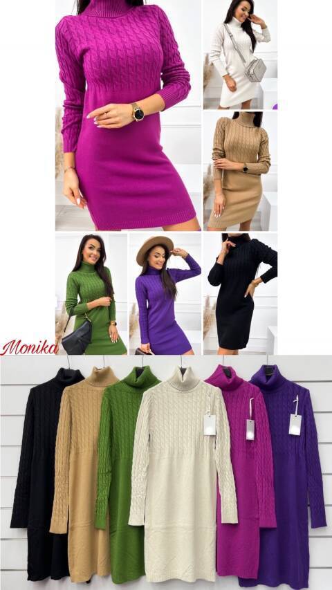 Sukienka damskie 3231 Mix kolor Standard (Towar Włoskie) 1