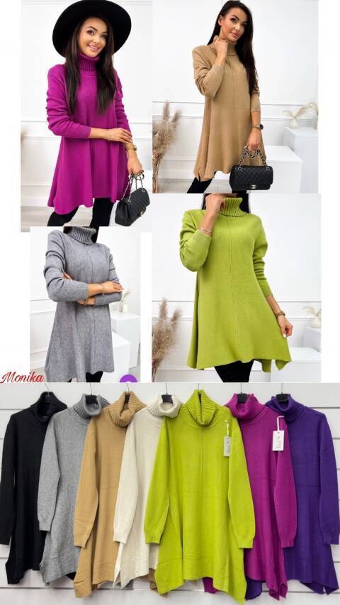 Sukienka damskie 3235 Mix kolor Standard (Towar Włoskie) 1