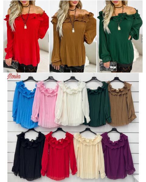 Bluzki damskie 3236 Mix kolor Standard