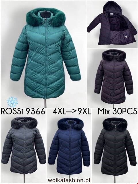 Kurtka damskie zimowa 9366 1 kolor 4XL-9XL 1