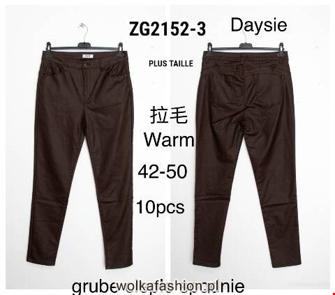 Spodnie z eko-skóry damskie ZG2152-3 1 kolor 42-50 1