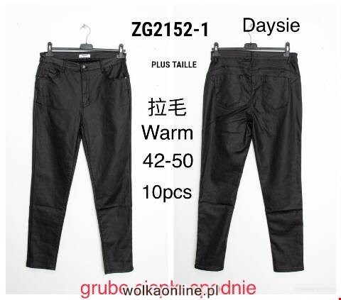 Spodnie z eko-skóry damskie ZG2152-1 1 kolor 42-50