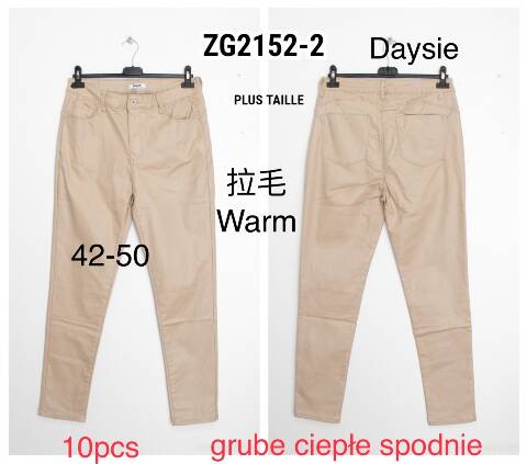 Spodnie z eko-skóry damskie ZG2152-2 1 kolor 42-50