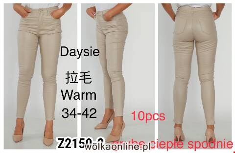 Spodnie z eko-skóry damskie ZG2150-2 1 kolor 34-42