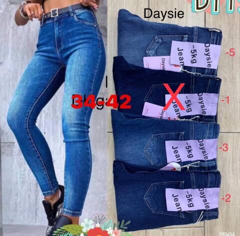 Jeansy damskie 3260 1 kolor 34-42