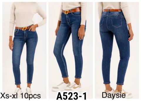 Jeansy damskie A523-1 1 kolor XS-XL 1