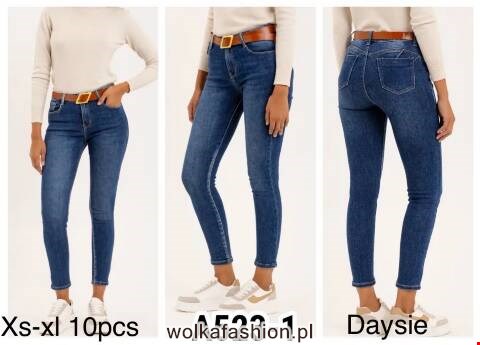 Jeansy damskie A523-1 1 kolor XS-XL 1