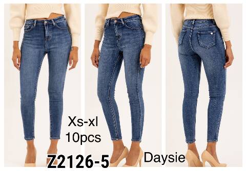 Jeansy damskie Z2126-5 1 kolor XS-XL 1