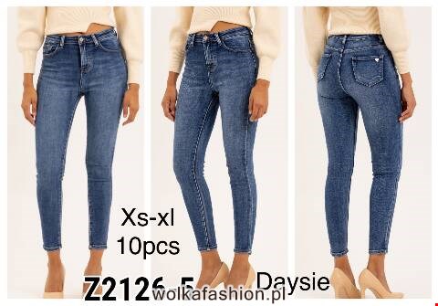 Jeansy damskie Z2126-5 1 kolor XS-XL 1