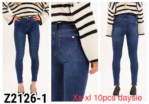 Jeansy damskie Z2126-1 1 kolor XS-XL 1