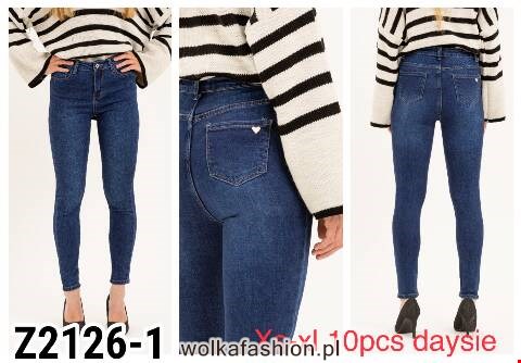 Jeansy damskie Z2126-1 1 kolor XS-XL 1