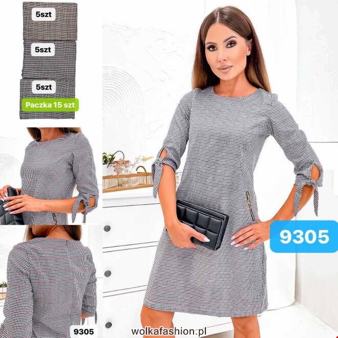 Sukienka damskie 9305 MIX KOLOR  M-3XL