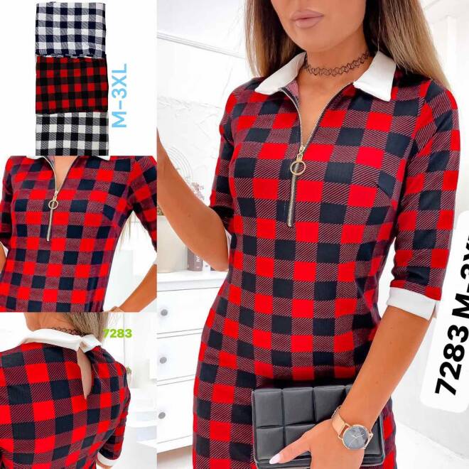 Sukienka damskie 7283 MIX KOLOR  M-3XL