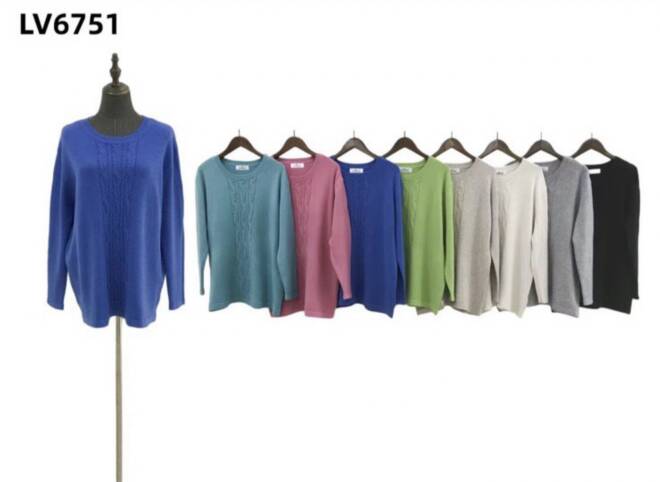 Sweter damskie LV6751 MIX KOLOR  M-2XL 1