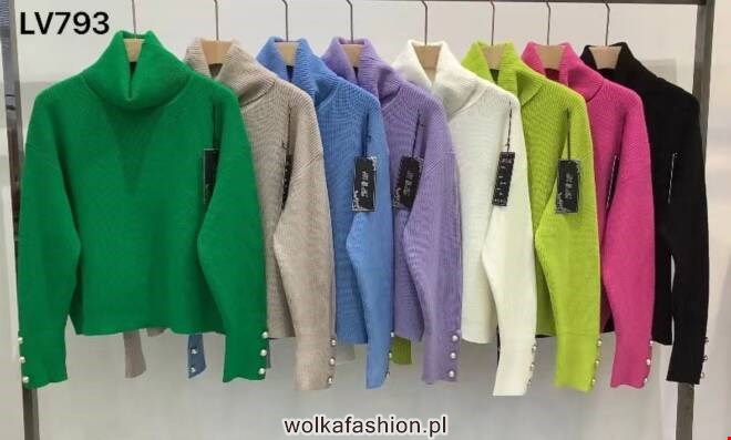 Sweter damskie LV793 MIX KOLOR  M-2XL 1