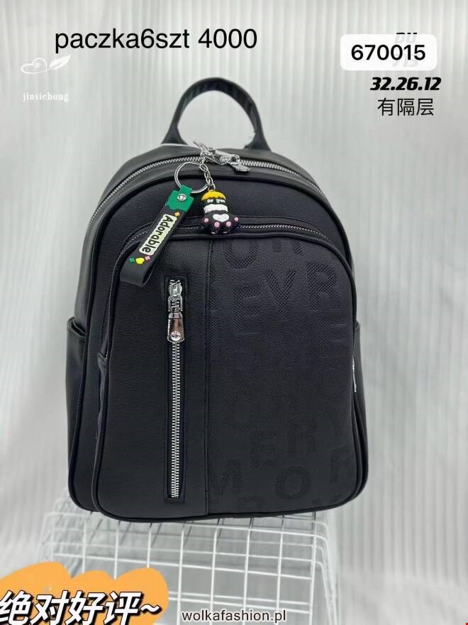 Plecak damskie 670015 1 kolor  Standard