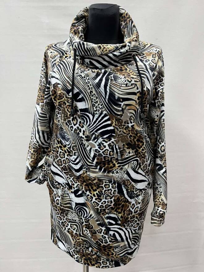 Tunika damskie 3641 1 Kolor  XL-3XL (Towar Ploskie)